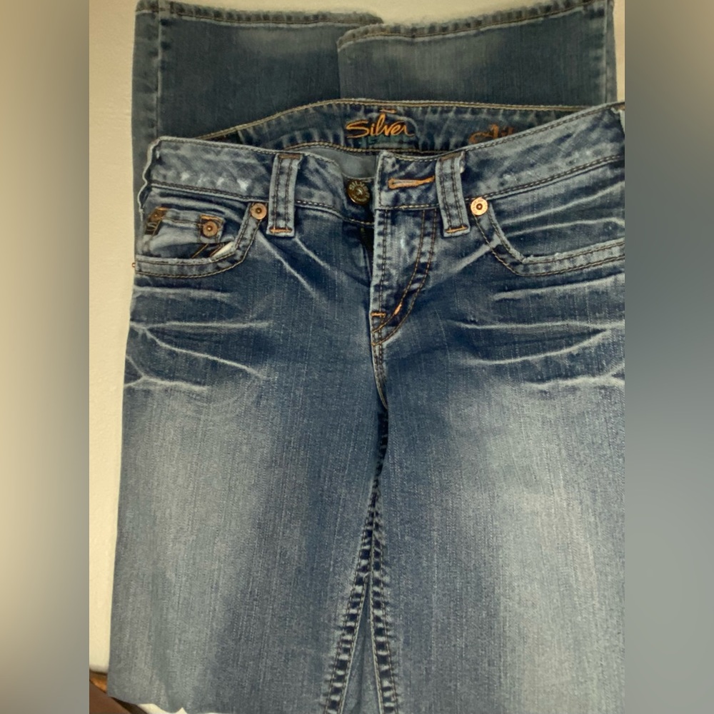 Silver jeans